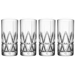 COOKWARE Orrefors Peak Highball (4 PK)