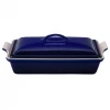 Le Creuset 4 Qt. Heritage Covered Rectangular Casserole - Indigo