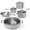 Chantal Induction 21 Steel 9-Piece Cookware Set