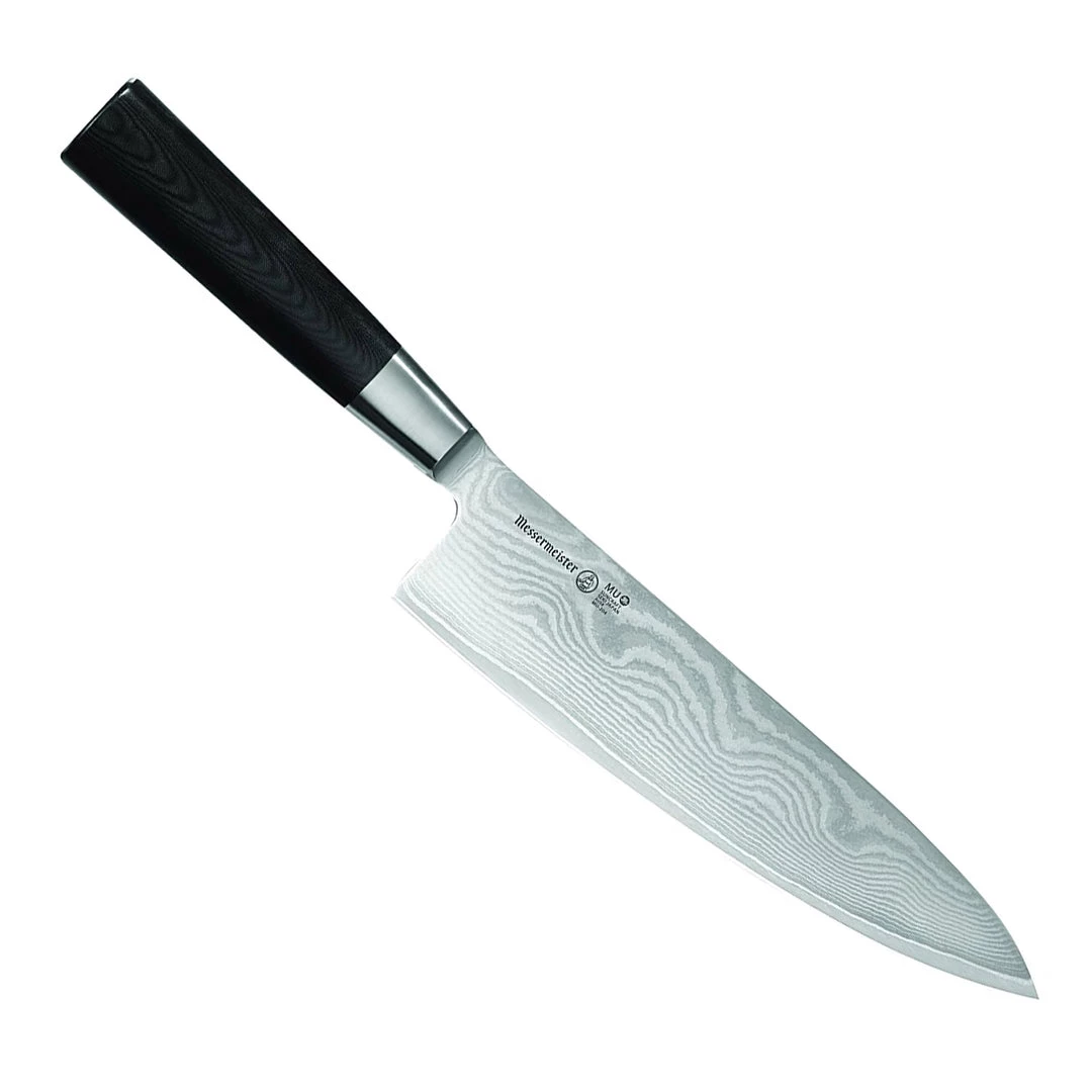 Messermeister Mu Fusion Damascus Chef's Knife, 8-Inch 3 Messermeister Mu Fusion Damascus Chef's Knife, 8-Inch
