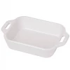 BAKEWARE Staub Ceramic 13'' X 9'' Rectangular Baking Fish - White