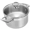 Chantal Induction 21 Steel 2-Quart Soup Pot With Glass Lid COOKWARE