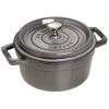 COOKWARE Staub Cast Iron 2.75-Quart Round Cocotte - Graphite Grey 1 COOKWARE Staub Cast Iron 2.75-Quart Round Cocotte - Graphite Grey