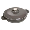 TABLETOP & BAR Staub Cast Iron 7.9'' Round Covered Baking Dish - Graphite Grey
