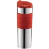 Bodum 15-Ounce Vacuum Travel Mug - Red COFFEE & TEA