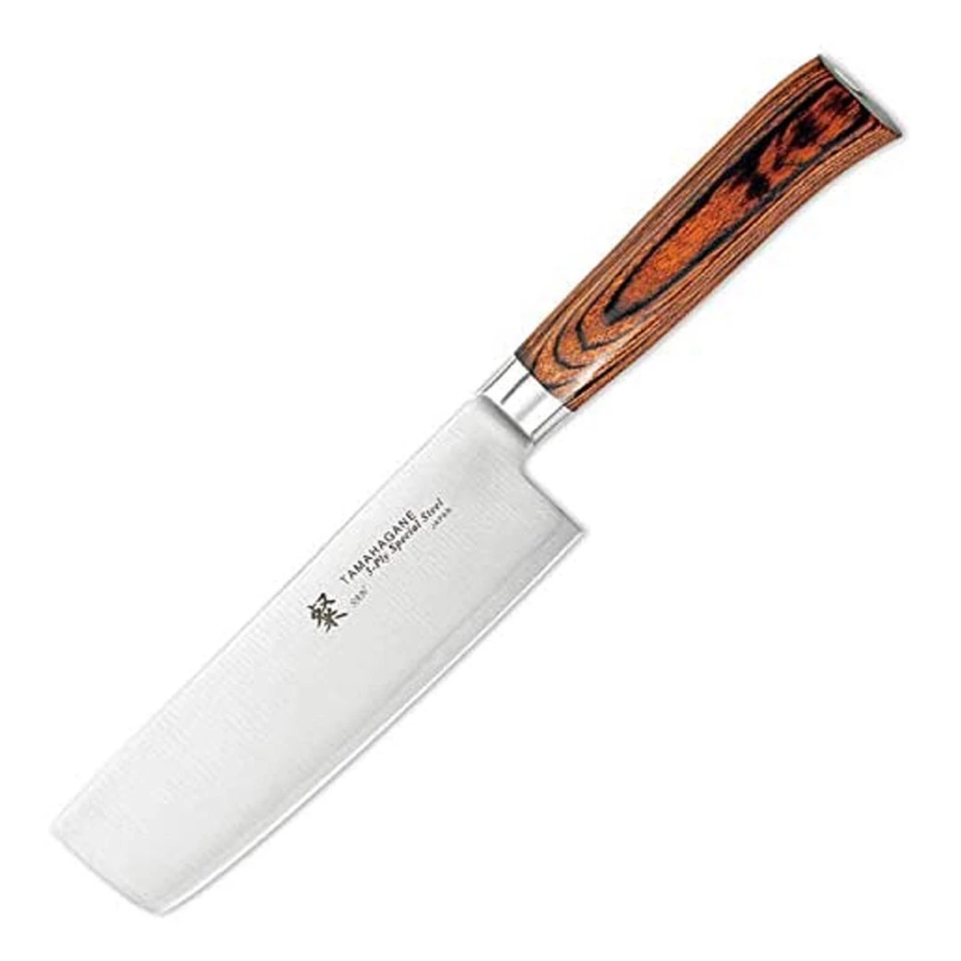 Tamahagane San SN-1116H - 6 Inch, 150mm Nakiri Vegetable Knife 3 Tamahagane San SN-1116H - 6 Inch, 150mm Nakiri Vegetable Knife