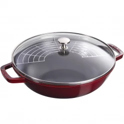 COOKWARE Staub Cast Iron 4.5-Quart Perfect Pan - Grenadine