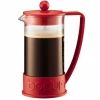 COOKWARE Bodum Brazil 8-Cup French Press - Red 2 COOKWARE Bodum Brazil 8-Cup French Press - Red