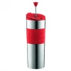 Bodum 15-Ounce Travel French Press Mug - Red