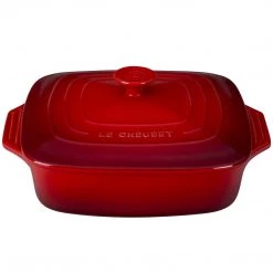 Le Creuset 2.75 Qt. Covered Square Casserole - Cerise