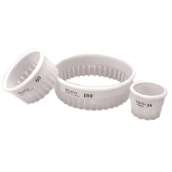 COOKWARE Matfer Bourgeat Exoglass Round Flutted Pastry Cutter