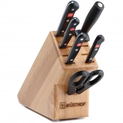 Wusthof Gourmet 7-Piece Starter Block Set - Acacia CUTLERY