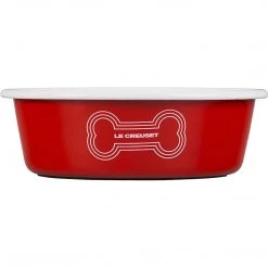 Le Creuset 4 Cup Medium Dog Bowl - Red HOME