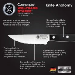 Cuisine::pro Wolfgang Starke Steak Knife Set/4 CUTLERY 9 Cuisine::pro Wolfgang Starke Steak Knife Set/4 CUTLERY