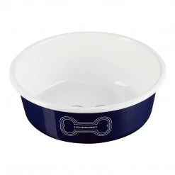 Le Creuset 6 Cup Large Dog Bowl - Dark Blue