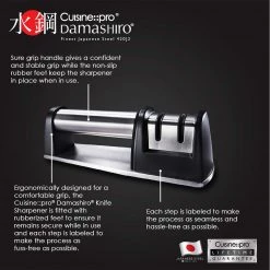 CUTLERY Cuisine::pro Damashiro Knife Sharpener 2-Step