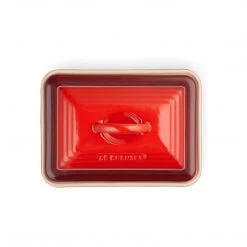 Le Creuset 6.75" X 5" X 3.5" Heritage Butter Dish - Cerise 9 Le Creuset 6.75
