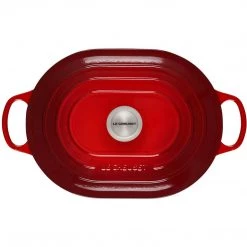 COOKWARE Le Creuset 3.75 Qt. Signature Oval Casserole - Cerise 9 COOKWARE Le Creuset 3.75 Qt. Signature Oval Casserole - Cerise