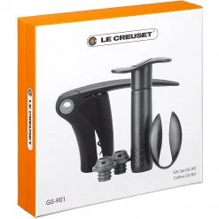 Le Creuset 5 Piece Wine Tools Gift Set - Black/Grey TABLETOP & BAR