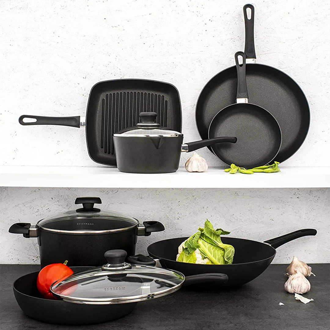 COOKWARE Scanpan Classic Induction Grill Pan, 10.5", Black 5 COOKWARE Scanpan Classic Induction Grill Pan, 10.5", Black