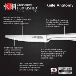 Cuisine::pro Damashiro Steak Knife Set/4 9 Cuisine::pro Damashiro Steak Knife Set/4