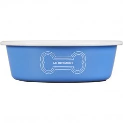 HOME Le Creuset 4 Cup Medium Dog Bowl - Light Blue