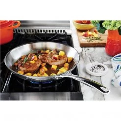 COOKWARE Le Creuset 12'' Stainless Steel Fry Pan