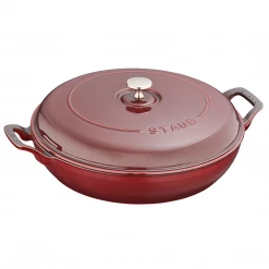 Staub Cast Iron 3.5-Quart Braiser - Grenadine