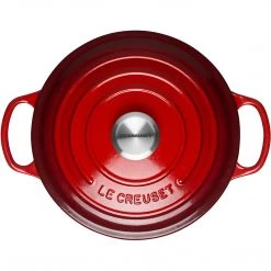 COOKWARE Le Creuset 3.5 Qt. Signature Round Dutch Oven - Cerise