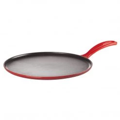 Le Creuset 10.6'' Cast Iron Crepe Pan - Cerise