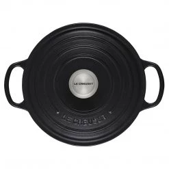 LeCreuset Le Creuset 3.5 Qt. Signature Sauteuse - Licorice 8 LeCreuset Le Creuset 3.5 Qt. Signature Sauteuse - Licorice