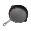 Staub Cast Iron 11-Inch, Traditional Deep Skillet, Graphite Grey