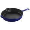 Staub Cast Iron 11-Inch Traditional Deep Skillet, Dark Blue COOKWARE