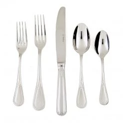 Fortessa Savoy 18/10 Stainless Steel Flatware, 5 Piece Place Setting, Service For 1 COOKWARE