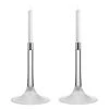 Orrefors Crystal Cirrus Tall Candlestick Pair #6267063
