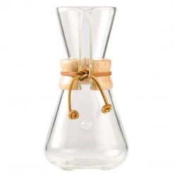 COFFEE & TEA Chemex 1 To 3 Cup Hand Blown Glass Coffee Maker - One To Three Cup Coffee Maker