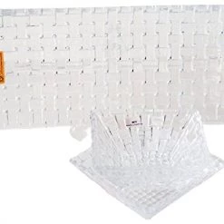 COOKWARE Nachtmann Dancing Stars Bossa Nova Value Pack With 1-Rectangular Plate And 2-Square Condiment Bowls