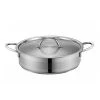 COOKWARE Poong Nyun Luce Low Pot, Stainless Steel, 24Cm