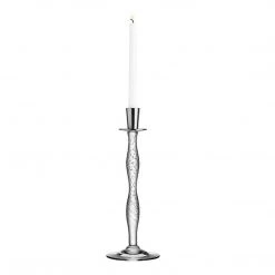 Orrefors Celeste Bubbles 13" Crystal Candlestick