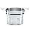 The French Chefs 5 Ply Stainless Steel 8 Quart Pasta Steamer Insert COOKWARE 1 The French Chefs 5 Ply Stainless Steel 8 Quart Pasta Steamer Insert COOKWARE