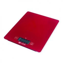 COOKWARE Cdn Sd1102-R- Digital Glass Scale - Red, 11 Lb, - Kitchen Food Scale