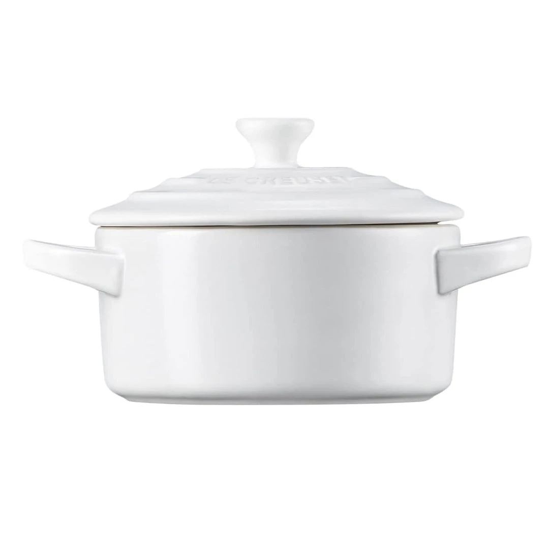 COOKWARE Le Creuset 8 Oz. Mini Round Cocotte - White (House Special) 4 COOKWARE Le Creuset 8 Oz. Mini Round Cocotte - White (House Special)