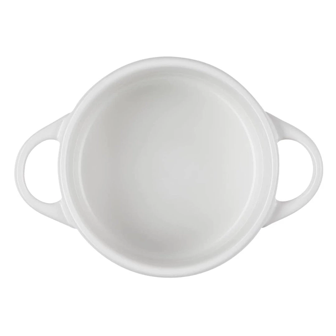 COOKWARE Le Creuset 8 Oz. Mini Round Cocotte - White (House Special) 6 COOKWARE Le Creuset 8 Oz. Mini Round Cocotte - White (House Special)