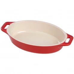 Staub Ceramic 11'' Oval Baking Dish - Cherry COOKWARE