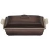 Le Creuset 4 Qt. Heritage Covered Rectangular Casserole - Truffle