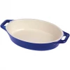 COOKWARE Staub Ceramic 11'' Oval Baking Dish - Dark Blue 1 COOKWARE Staub Ceramic 11'' Oval Baking Dish - Dark Blue