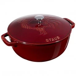 COOKWARE Staub Cast Iron 3.75-Quart Essential French Oven - Grenadine