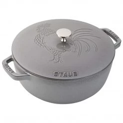 COOKWARE Staub Cast Iron 3.75-Quart Essential French Oven - Graphite Grey