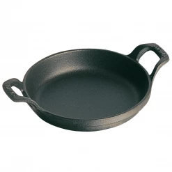 Staub Cast Iron 6'' Round Gratin Baking Dish - Matte Black