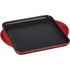COOKWARE Le Creuset Enamaled Cast Iron Square Griddle, 9.5", Cerise